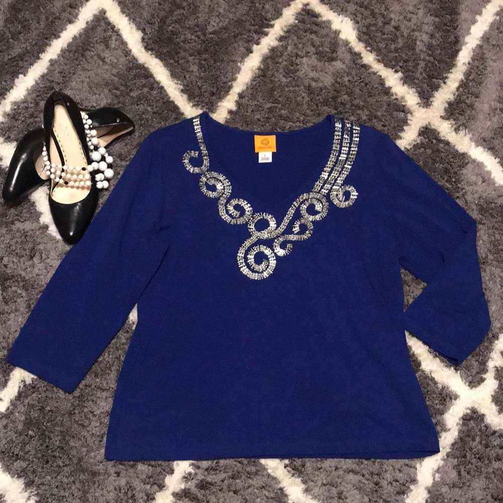 Ruby Rd royal blue top! ❤️❤️